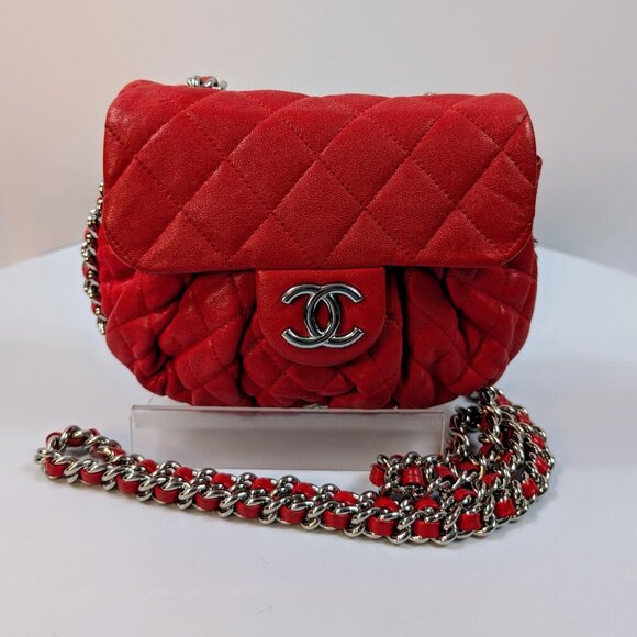 Chanel Rare Red Chain Around Mini Bag - Picture 1 of 13